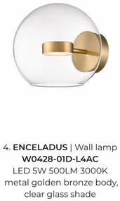 Aplica de perete moderna LED Enceladus