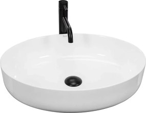 Lavoar pe blat Rea Queen alb 55 cm