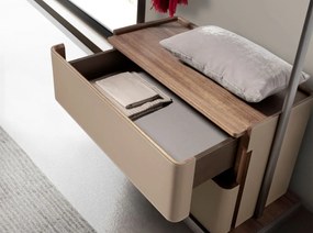 Suport pentru haine bara cu inele si sertare Coat Rack