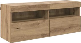 vidaXL Dulap TV de perete Pe perete Stejar Artizanal 100 x 30 x 40 cm