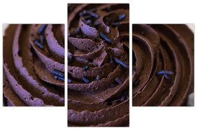 Tablou - Cupcake din ciocolată (90x60 cm)