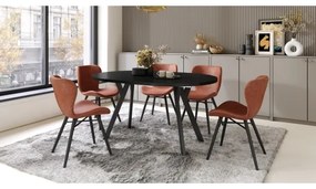 Masă extensibilă de dining ARTUR, neagră