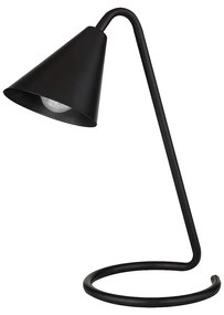 Veioza, lampa de masa design industrial Monty negru