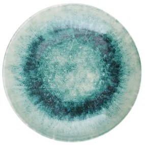 Set de veselă din porțelan, 18 piese, albastru