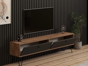 Masă TV/Dulap Slay (Pin atlantic + Negru). 1088760