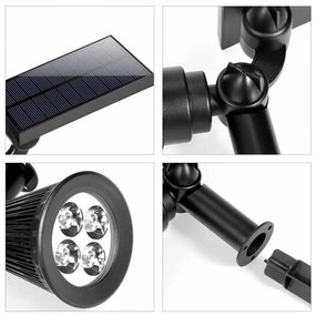 2 buc lampi solare, iluminat de exterior decorativ