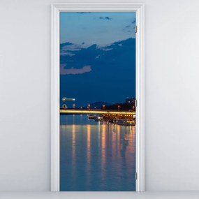 Fototapet pentru ușă - Bratislava cu castel (95x205cm)