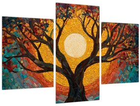 Tablou - Soarele în coroana arborelui vieții (90x60 cm)