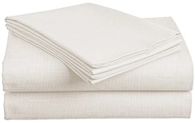 Cearceaf din bumbac SLUB 140x240 cm crem, 100% bumbac Dimensiune: 140 x 240 cm