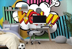 Tapet autoadeziv în stil pop art - WOW!