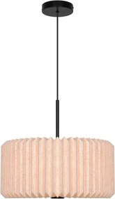 Lustra suspendata moderna cu abajur plisat Vivienne