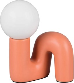 Veioză portocalie din ceramică (înălțime 21,5 cm) Quinn – Reality