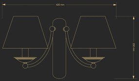 Aplica design clasic realizata manual N