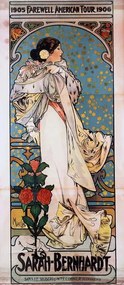 Reproducere Sarah Bernhardt's Farewell American Tour, Mucha, Alphonse Marie