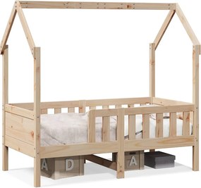 vidaXL Cadru pat tip casă pentru copii, 80x160 cm, lemn masiv de pin