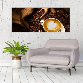 Tablou - O ceașcă de cafea (120x50 cm)
