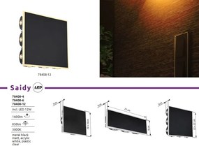 Aplica de perete LED SAIDY 25x9cm