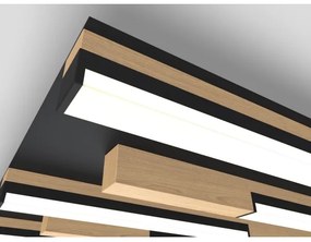 Wofi 9031-606 - LED plafonieră PALERMO dimabilă LED/26W/230V lemn