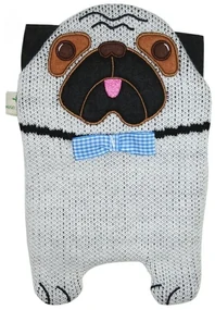 Sticla cu apa calda Hugo Frosch Eco Comfort - pug, 0,8 l, gri
