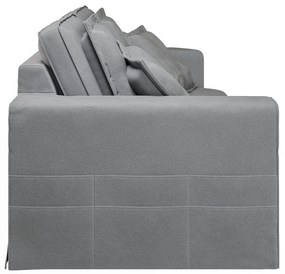 Canapea gri deschis 196 cm Nora – Ropez