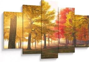 Tablou cu copaci toamna (150x105 cm)