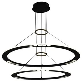 Lustră LED dimabilă pe cablu LED/90W/230V 3000-6500K + telecomandă