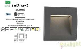 Corp de iluminat exterior incastrabil LED IP65 SEDNA-3 70148