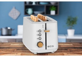 Prăjitor de pâine ECG ST 2768 Timber White