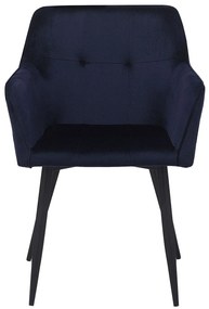 Set 2 buc. scaune pentru sufragerie Jardim (albastru închis). 1009949