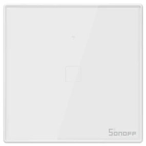 Intrerupator simplu cu touch Sonoff T2EU1C, Wi-Fi + RF, Control de pe telefonul mobil