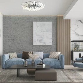 Lustră de cristal aplicată 12xG9/40W/230V negru