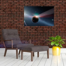 Tablou cu planetă mică (90x60 cm)