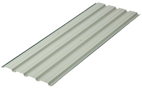 Outsunny Panouri pentru Acoperiș din Oțel, 12 Foi Galvanizate pentru Acoperișuri și Pereți, 129x45 cm, Verde | Aosom Romania