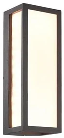 Aplica LED de perete pentru iluminat exterior, IP65 Lees grafit