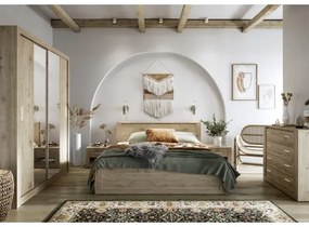 Pat Dormitor Thea, San Remo, Dimensiune Saltea 160 x 200 Cm