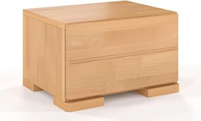 Noptieră lemn masiv TerraCraft 1 Sertar Fag, 40 × 34 × 25 cm - Palisander