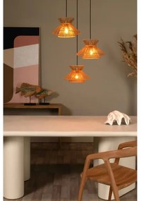 Lustră pe cablu Lucide 10420/03/72 TASMAN 3xE27/60W/230V bej