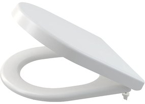 Scaun de toaleta, Softclose, alb 460x359 mm