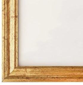 Rame foto colaj pentru perete masa, 3 buc., auriu, 15x21 cm MDF 3, Auriu, 15 x 21 cm