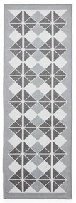 Covor tip traversă gri lavabil 76x230 cm Victoria Dark – Think Rugs