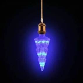 Bec LED 2W E27 Albastru PINE HOROZ