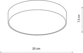 Brilagi-LED CLARE — corp de iluminat de tavan pentru baie, RGBW, reglabil, 1xE27/9W/230V, IP54, Wi‑Fi, bej