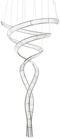 Lustra LED casa scarii design deosebit CHARMES 2B crom