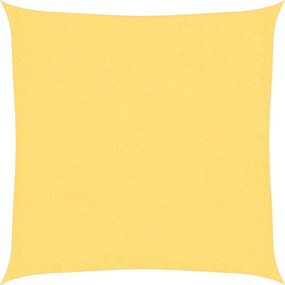 vidaXL Pânză parasolar, bej, 2,5x2,5 m, HDPE, 160 g/m²