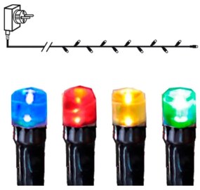 Instalație LED de Crăciun de exterior SERIE LED 80xLED 8m IP44 multicolor Eglo 410711