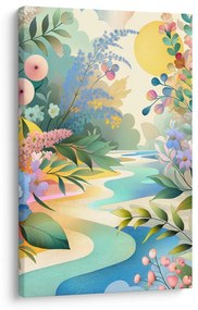 Tablou peisaj floral