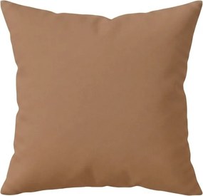 Fata de perna din microfibra MICROVELLE 45x45 cm, bej-maroniu