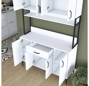 Set dulapuri bucătărie Jenaretta 27 (alb + negru). 1107094