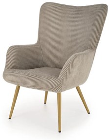 Fotoliu Amaro velvet gri H97 cm