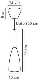 Lustră pe cablu DFTP by Nordlux PURE 1xE27/40W/230V alb